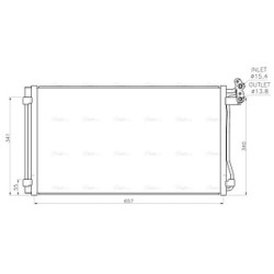 AC Condenser - AVA VN5440D