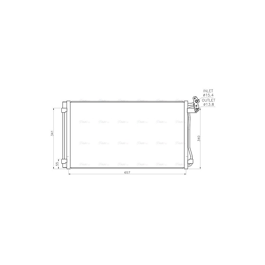 AC Condenser - AVA VN5440D