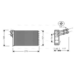 Heater Matrix - AVA VN6175