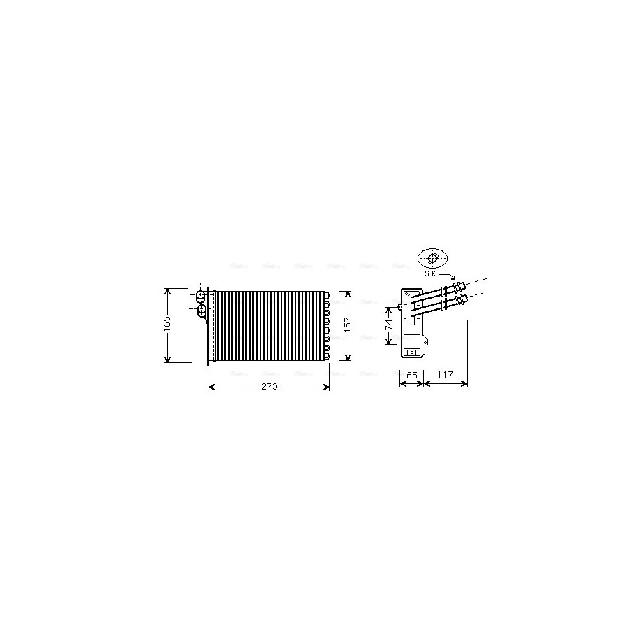 Heater Matrix - AVA VN6175