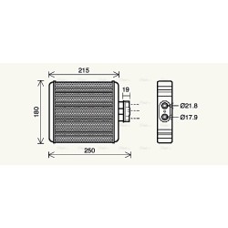 Heater Matrix - AVA VN6196