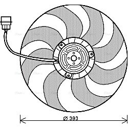 Radiator Fan - AVA VN7526