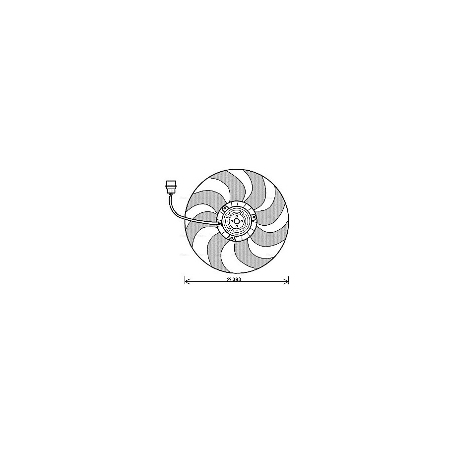 Radiator Fan - AVA VN7526