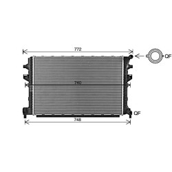 Engine Radiator - AVA VNA2383