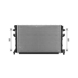 Engine Radiator - AVA VNA2383
