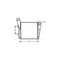 Intercooler - AVA VNA4234
