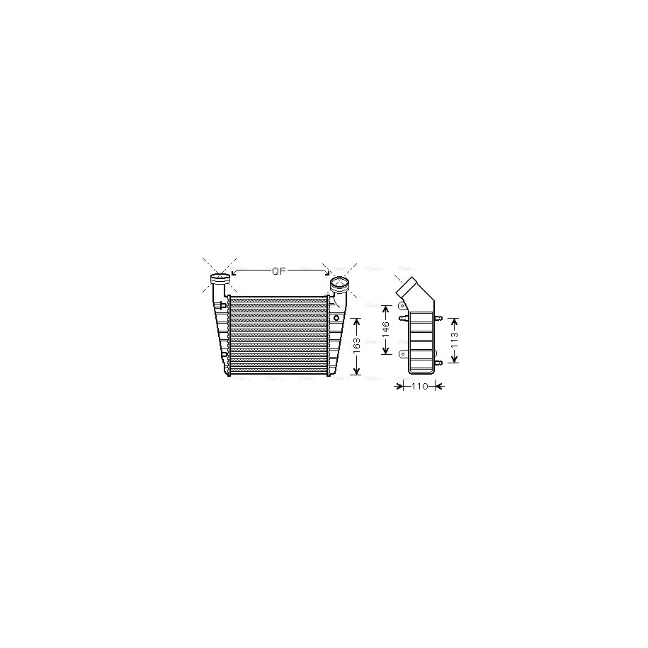 Intercooler - AVA VNA4238