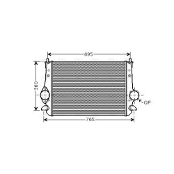 Intercooler - AVA VNA4251