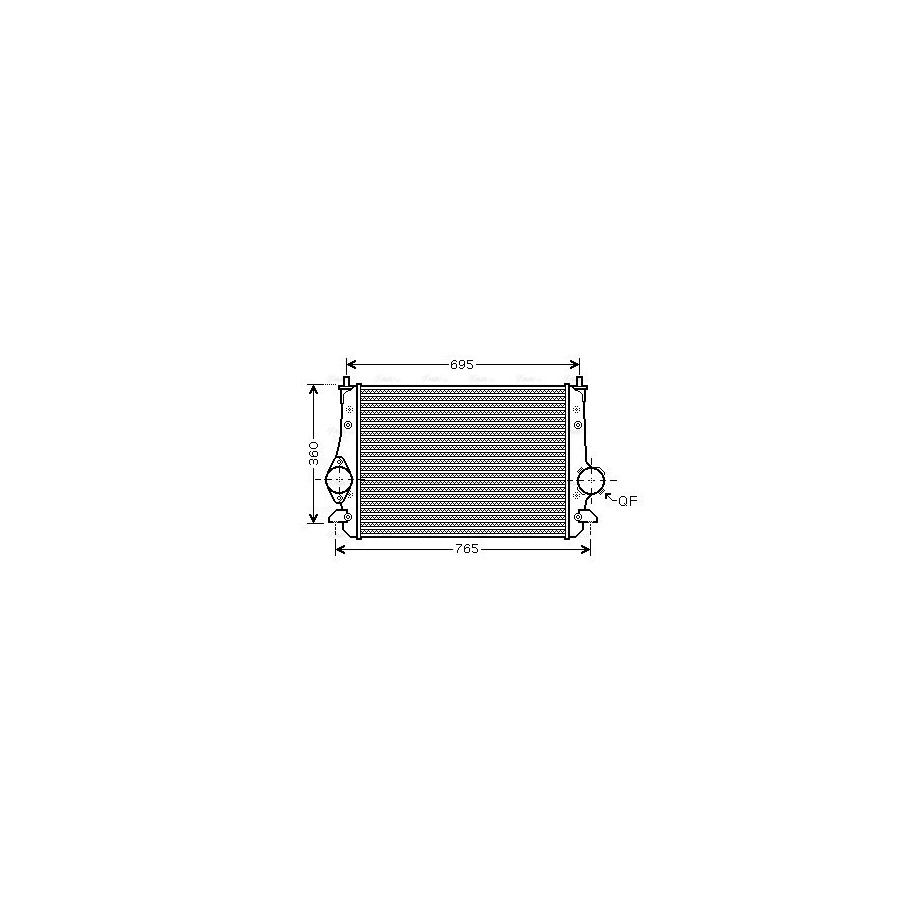 Intercooler - AVA VNA4251