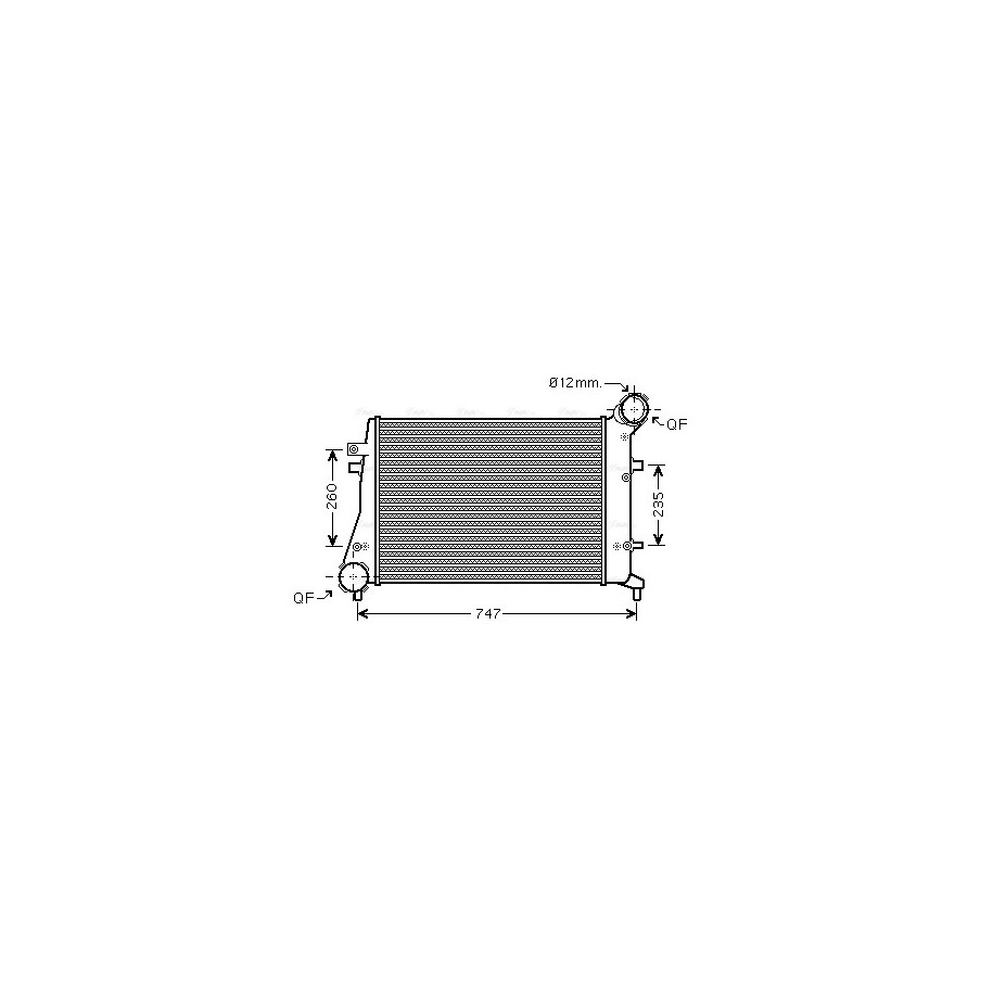 Intercooler - AVA VNA4268