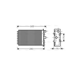 Heater Matrix - AVA VNA6239