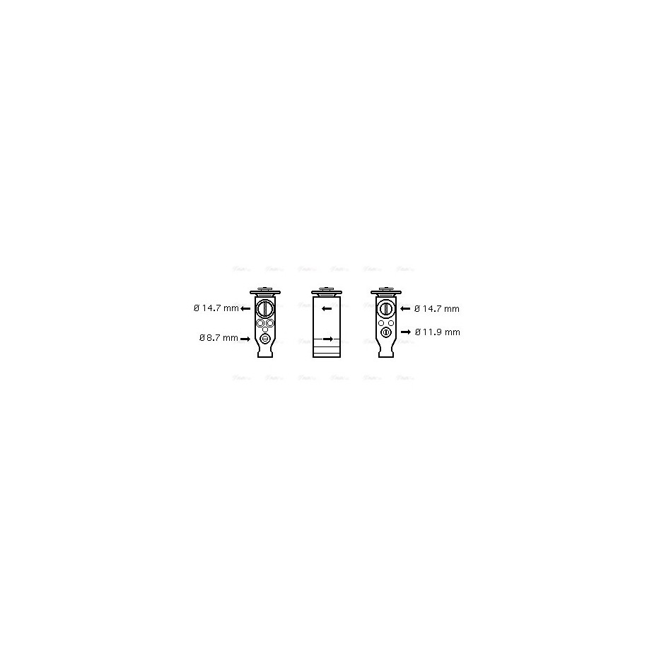AC Expansion Valve - AVA VO1160