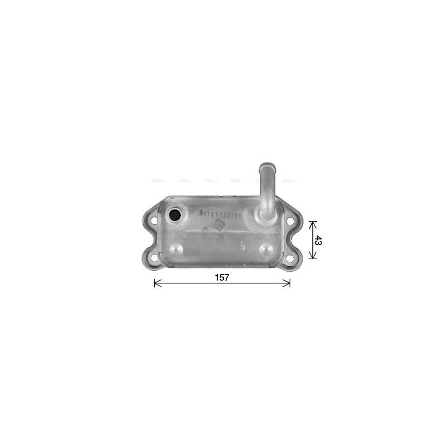 Engine Oil Cooler - AVA VO3299