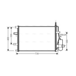 AC Condenser - AVA VO5107D