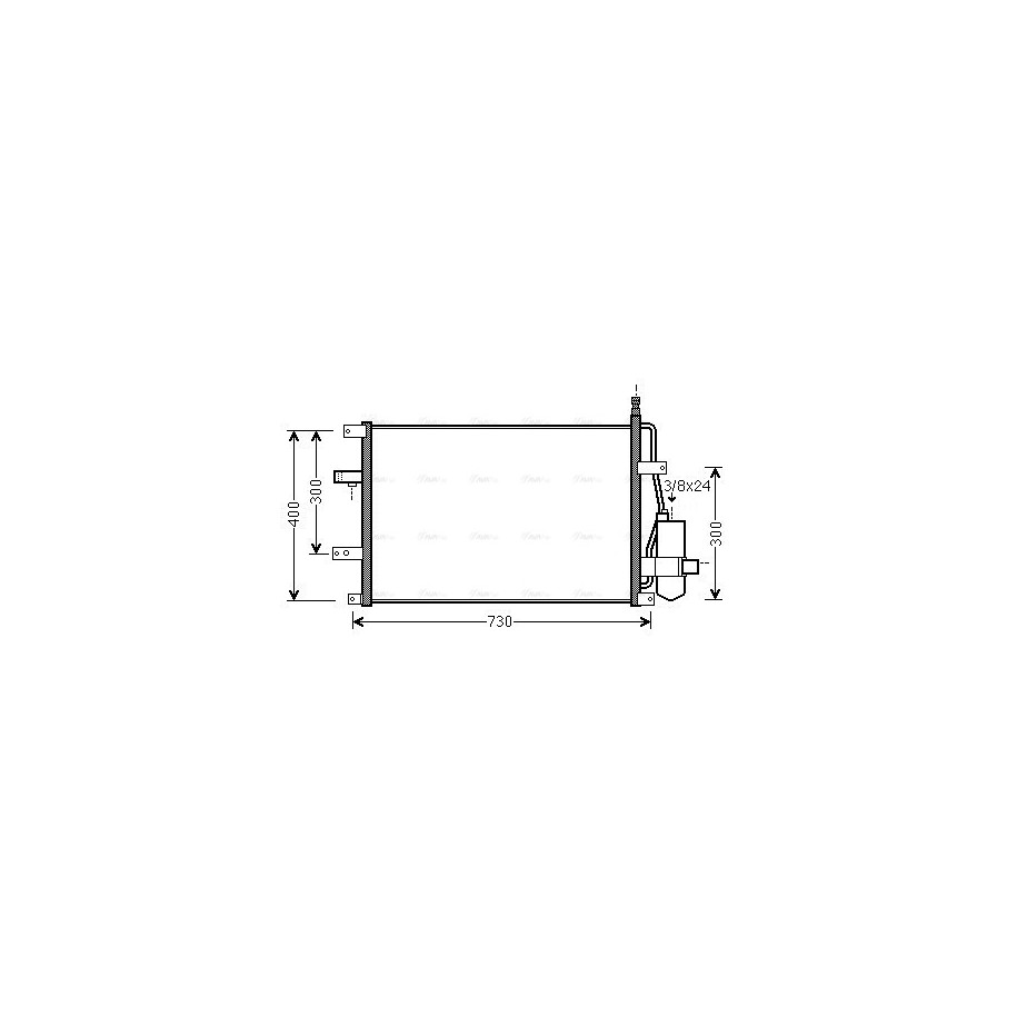 AC Condenser - AVA VO5107D