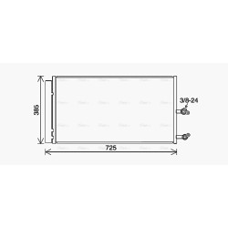 AC Condenser - AVA VO5194D
