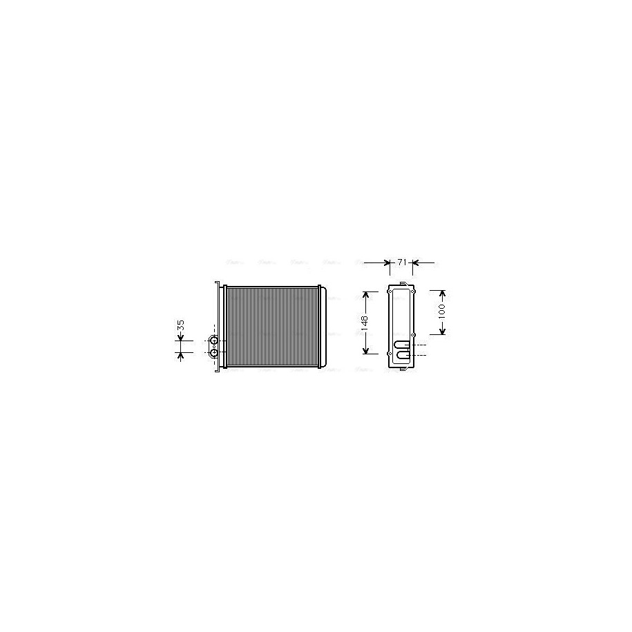 Heater Matrix - AVA VOA6085