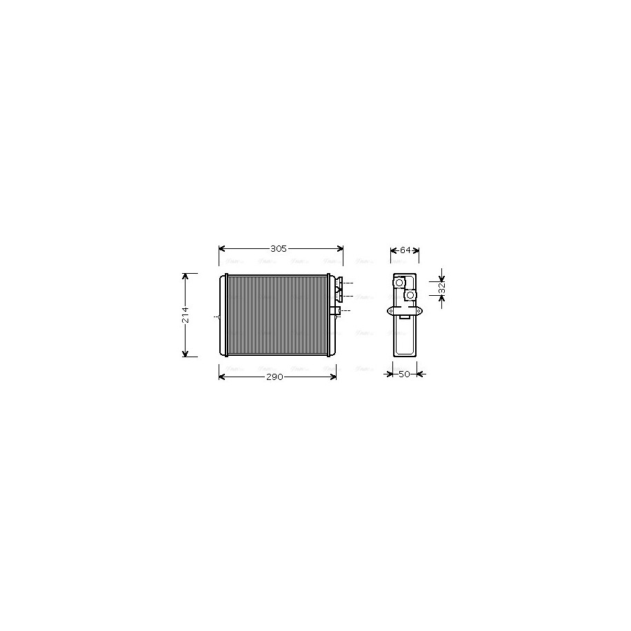 Heater Matrix - AVA VOA6110