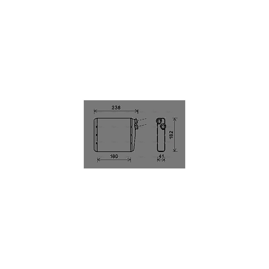 Heater Matrix - AVA VOA6163