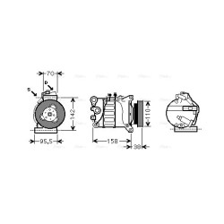AC Compressor - AVA VOAK143