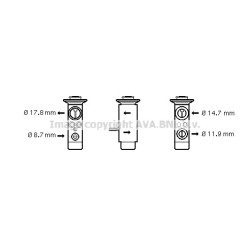 AC Expansion Valve - AVA BW1349
