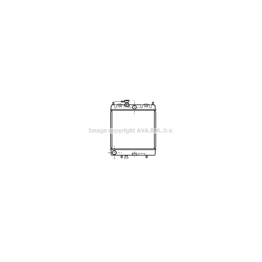 Radiator - Engine Cooling - AVA DN2130