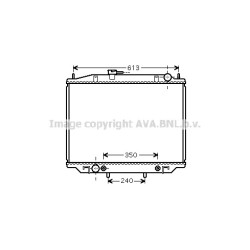 Radiator - Engine Cooling - AVA DNA2262
