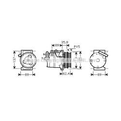 AC Compressor - AVA FDK433