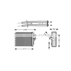 Heater Matrix - AVA FTA6304