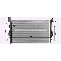Radiator - Engine Cooling - AVA MS2732