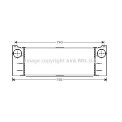 Intercooler - AVA MSA4473