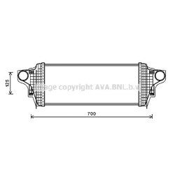 Intercooler - AVA MSA4551