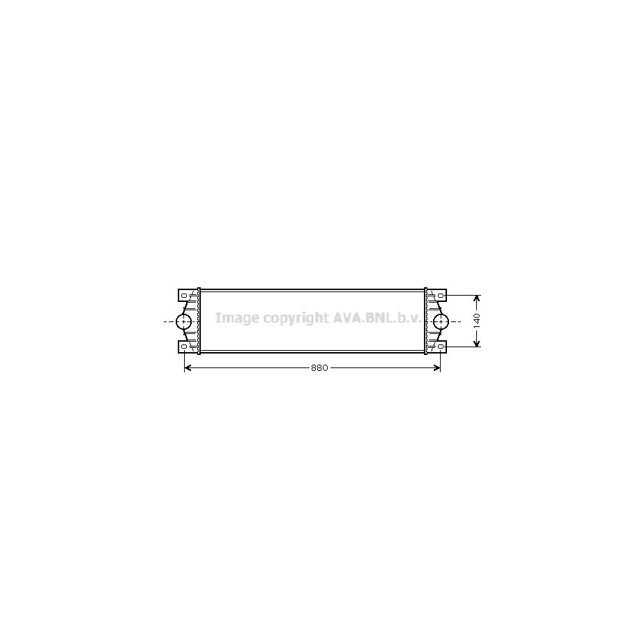 Intercooler - AVA RTA4359