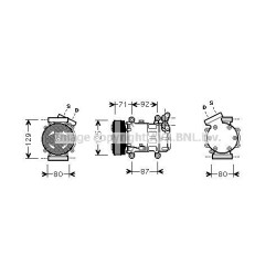AC Compressor - AVA RTK401