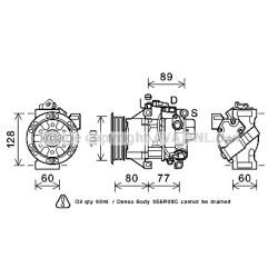 AC Compressor - AVA TOK618