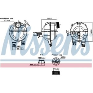 Coolant Water Tank - Nissens 996306