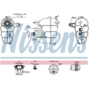 Coolant Water Tank - Nissens 996323