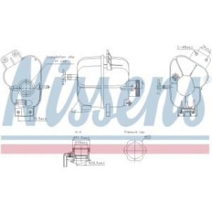 Coolant Water Tank - Nissens 996343