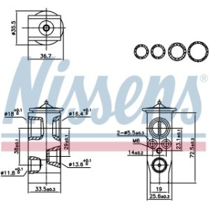 Expansion Valve - Nissens 999452