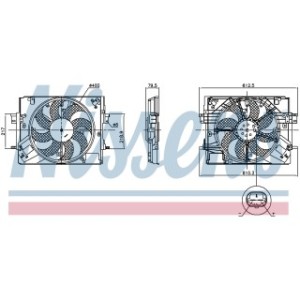 Engine Cooling Fan - Nissens 850063