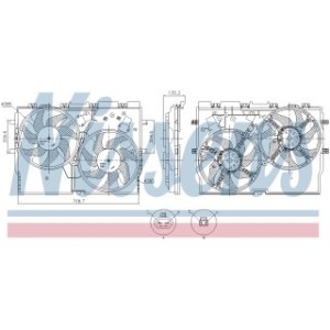 Engine Cooling Fan - Nissens 850115