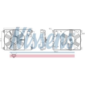 Engine Cooling Fan - Nissens 85020