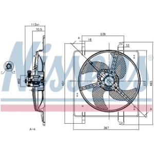 Engine Cooling Fan - Nissens 85027