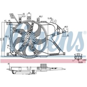 Engine Cooling Fan - Nissens 85195