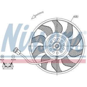 Engine Cooling Fan - Nissens 85618