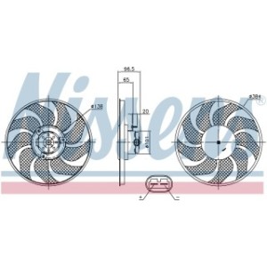 Engine Cooling Fan - Nissens 85704