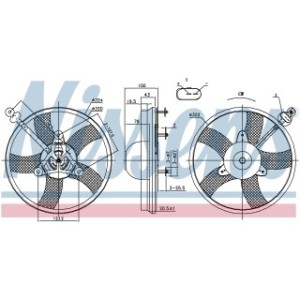 Engine Cooling Fan - Nissens 85759