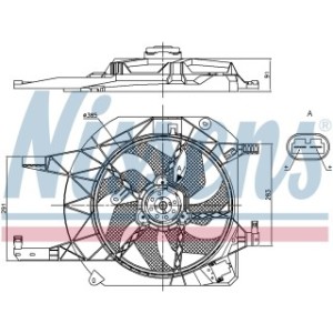 Engine Cooling Fan - Nissens 85883
