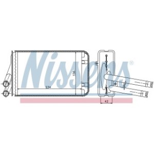 Interior Heating Heat Exchanger - Nissens 70229