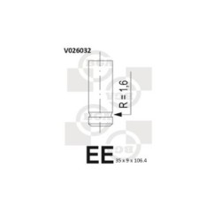 BGA Exhaust Outlet valve V026032 for MERCEDES